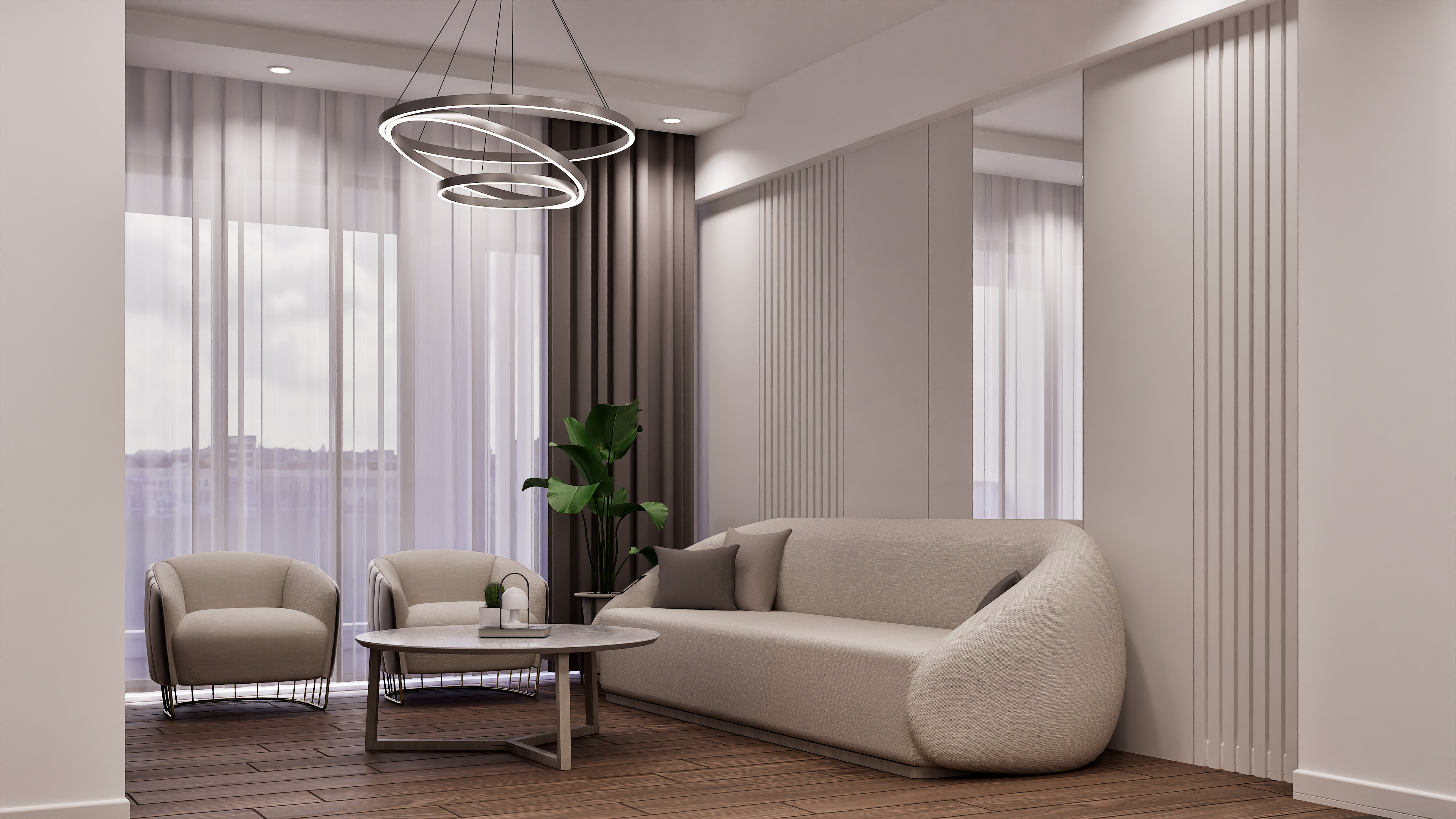 2+1 A-B blok örnek iç mekan görseli 7